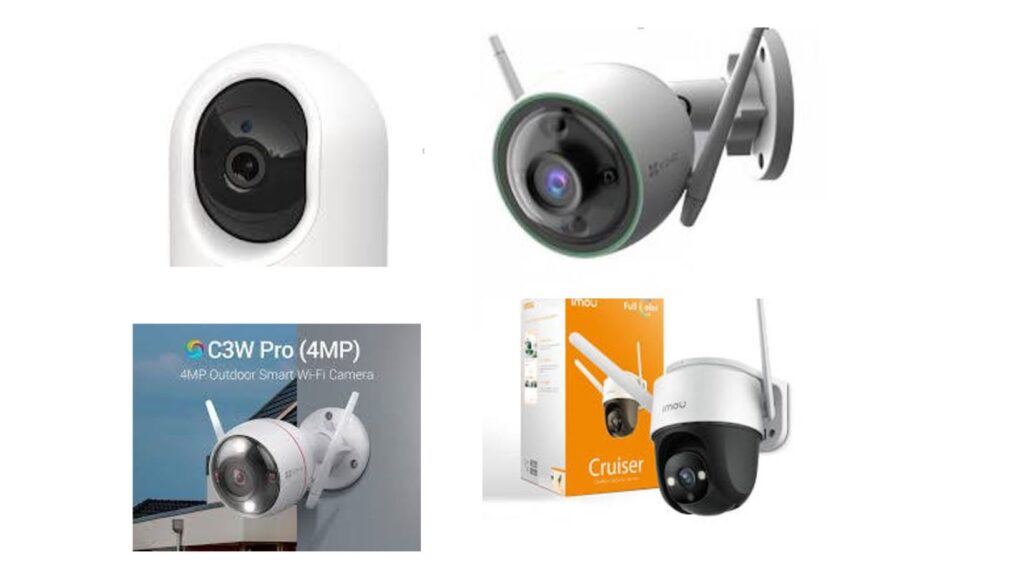 Professional outdoor security cameras